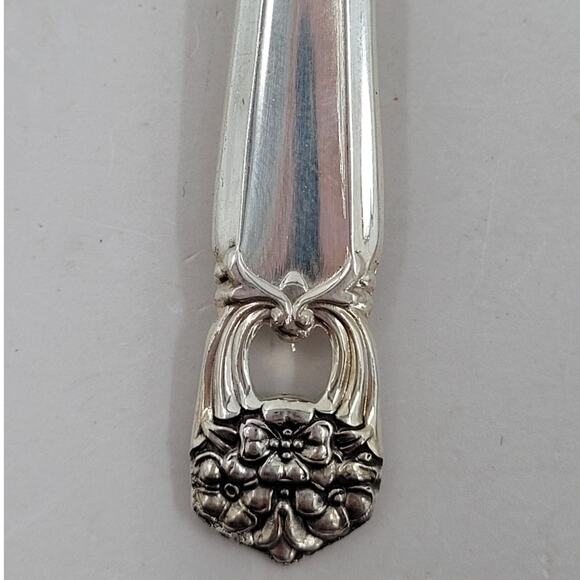 Rogers Brothers Silver Plate Eternally Yours Coquette 2 Sugar Spoons - Picture 8 of 10